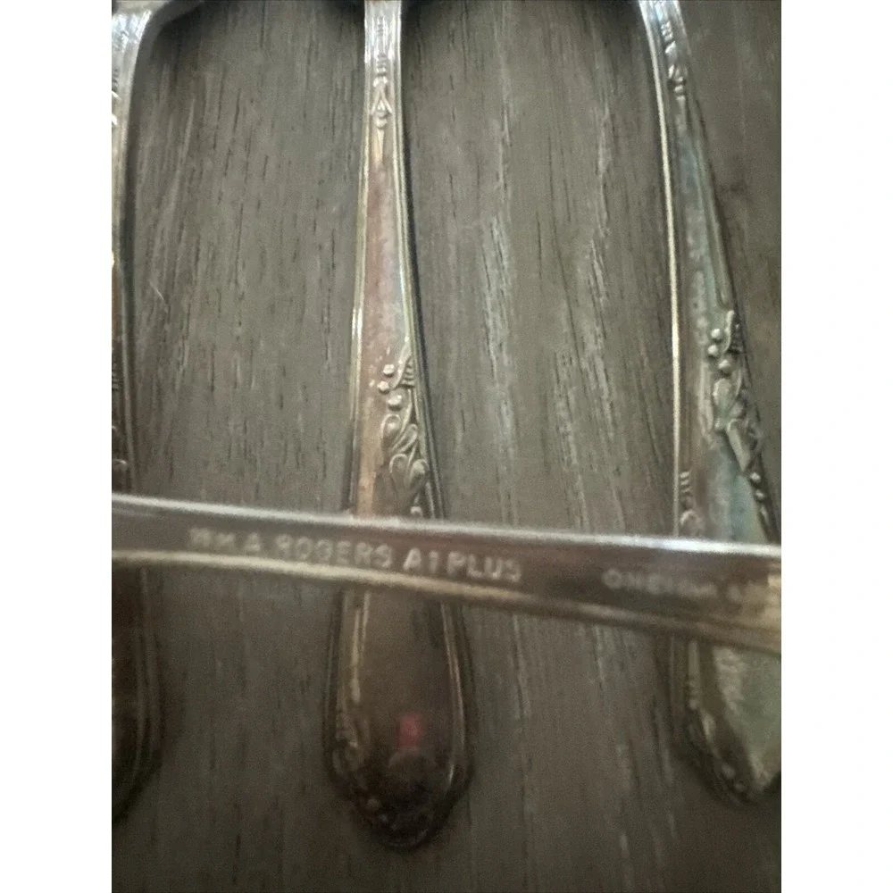 Oneida Wm A Rogers Silverplate 1936 Meadowbrook 6 Spoons Teaspoon‎ Tablespoon